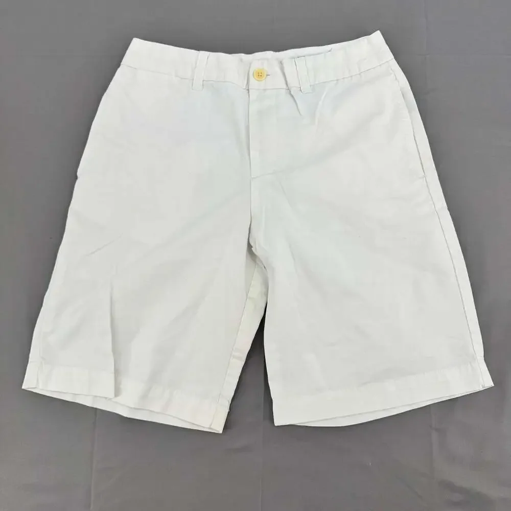Polo Ralph Lauren White Cotton Chino Shorts Size 12